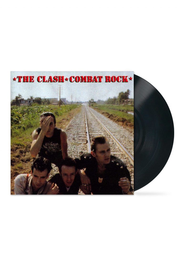 The Clash Combat Rock – Vinyl record cover