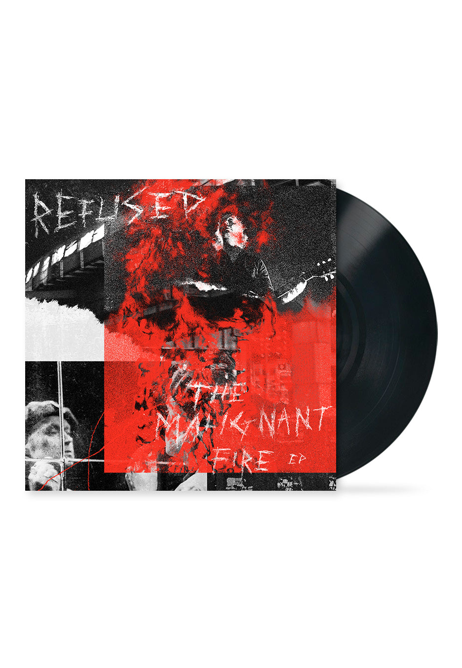Refused – The Malignant Fire EP – Vinyl record cover