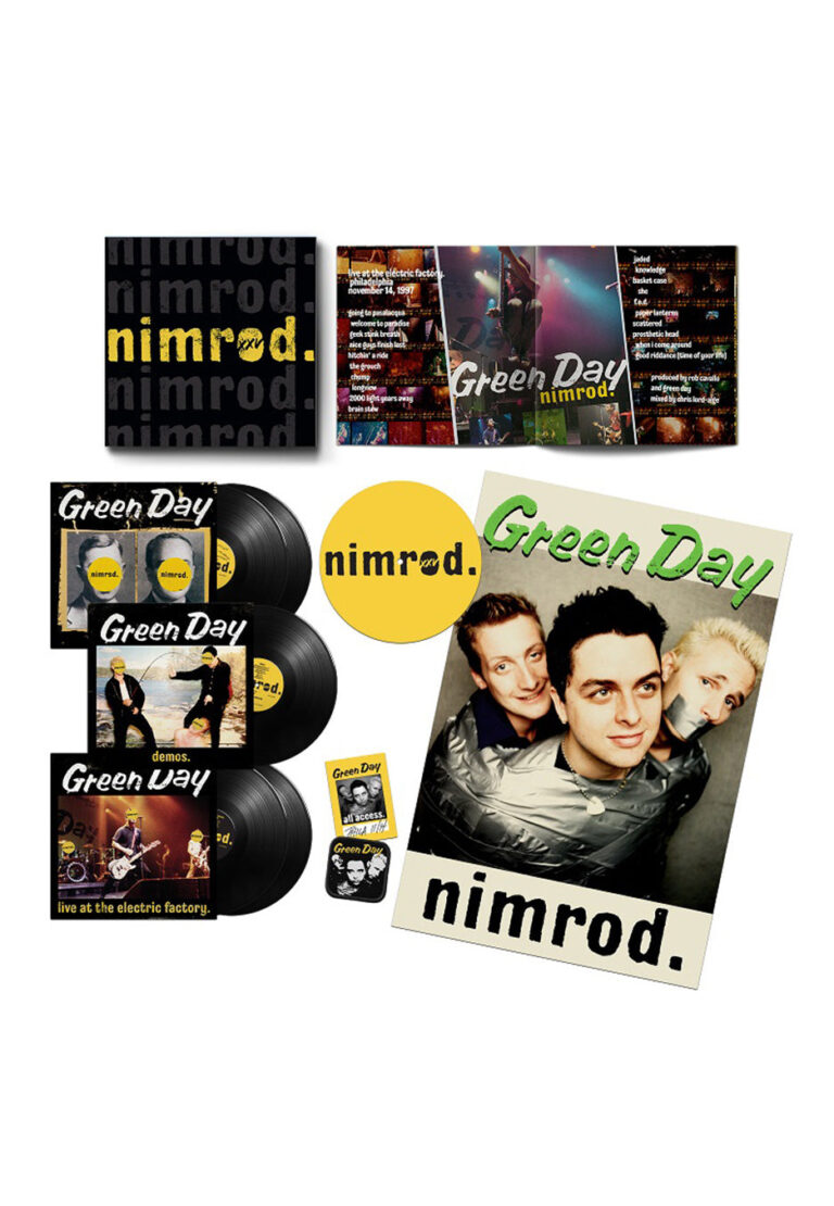 Green Day – Nimrod (25th Anniversary Edition) – 5 Vinyl Box record cover
