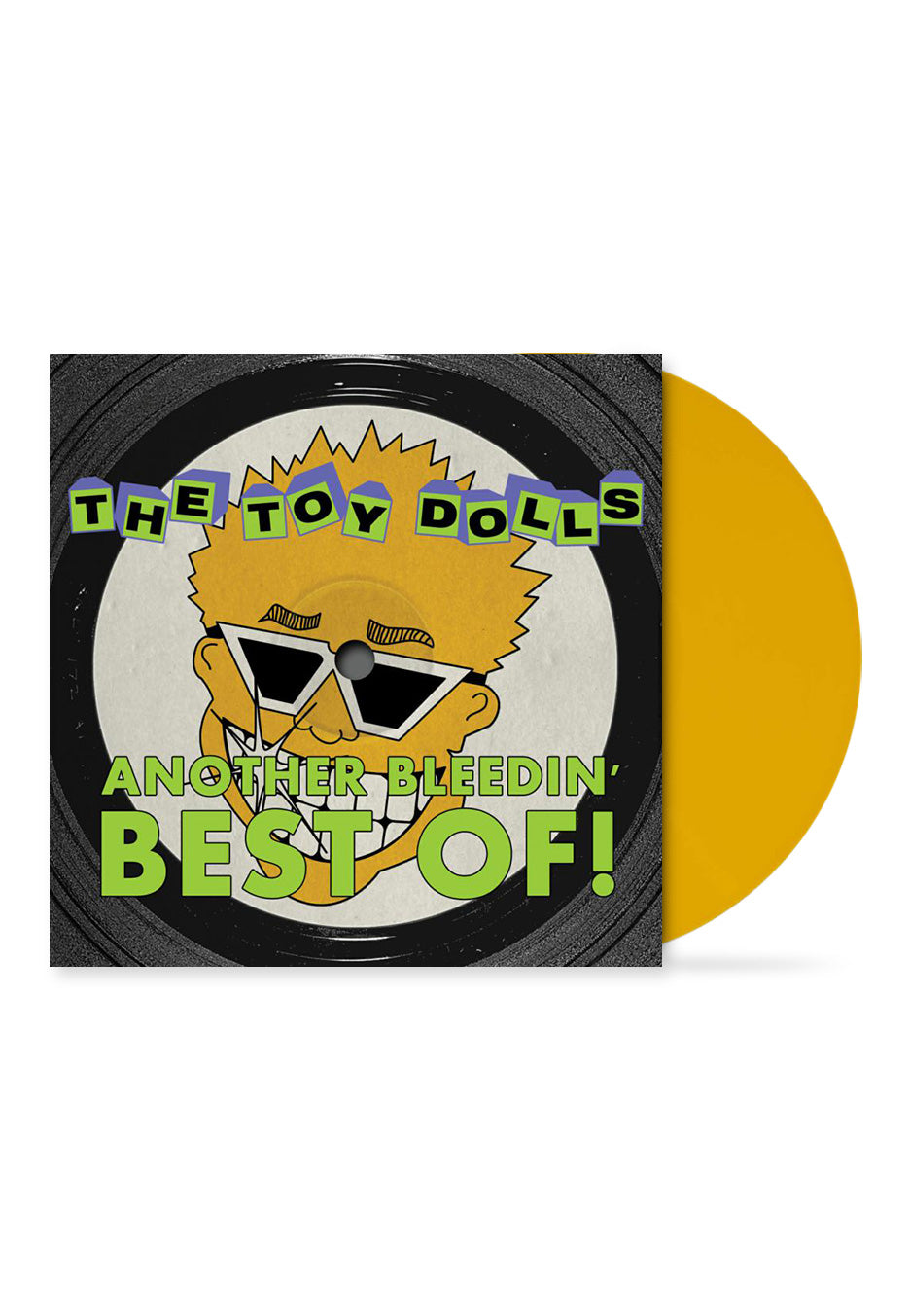 The Toy Dolls Another Bleedin’ Best Of Yellow – Colored Vinyl record cover