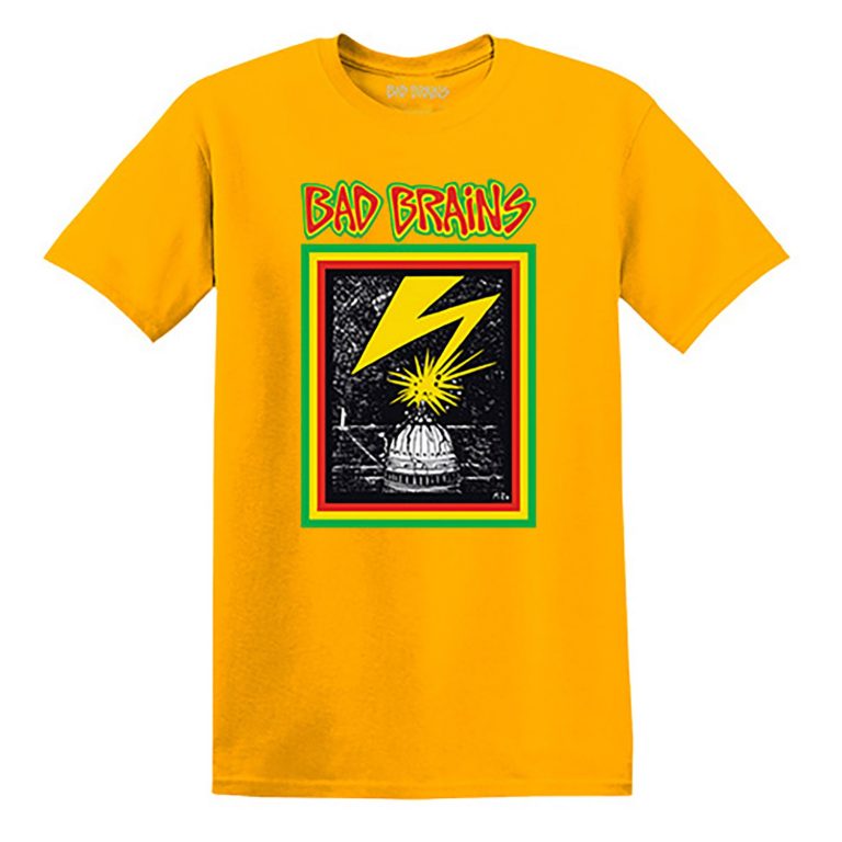 Bad Brains Capitol Strike On Gold T-shirt T-shirt image
