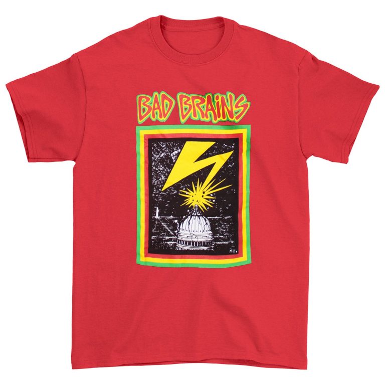 Bad Brains Capitol Strike On Red T-shirt T-shirt image