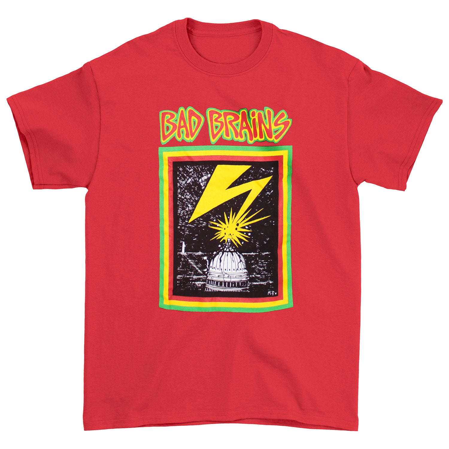 Bad Brains Capitol Strike On Red T-shirt T-shirt image