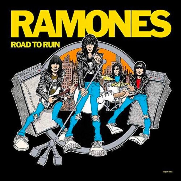 RAMONES ‘ROAD TO RUIN’ LP record cover
