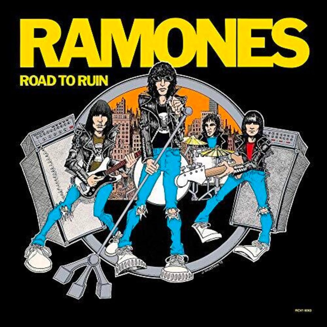 RAMONES ‘ROAD TO RUIN’ LP record cover