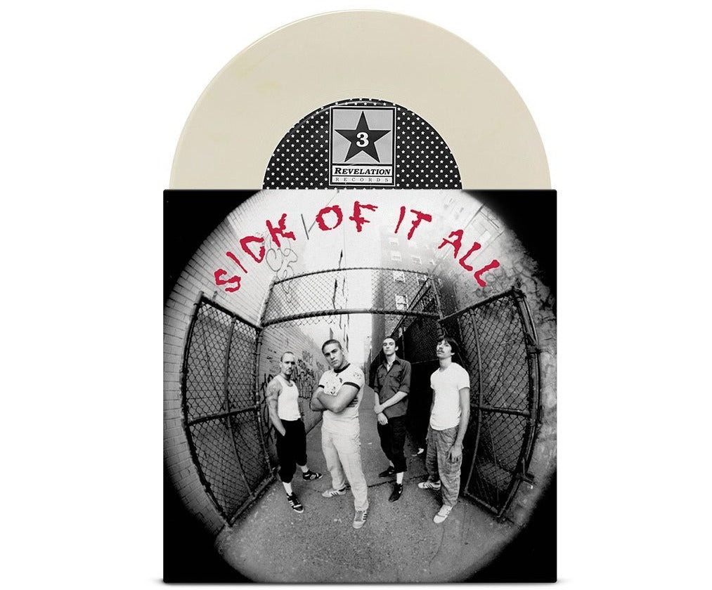 SICK OF IT ALL ‘SICK OF IT ALL’ 7″ EP (Bone White Vinyl) record cover