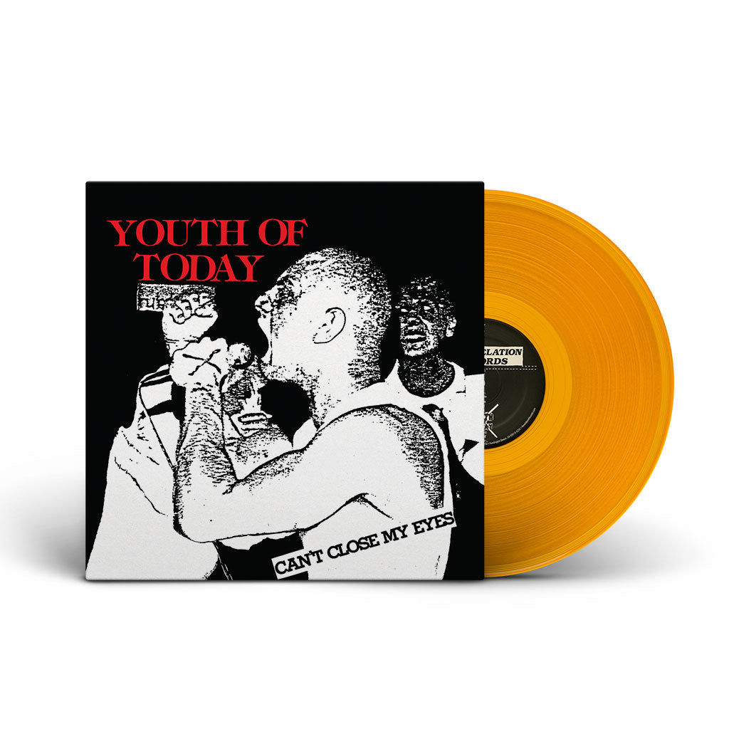 YOUTH OF TODAY ‘CAN’T CLOSE MY EYES’ LP (Orange Vinyl) record cover