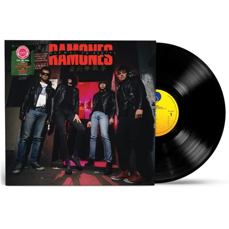 RAMONES ‘HALFWAY TO SANITY’ LP record cover