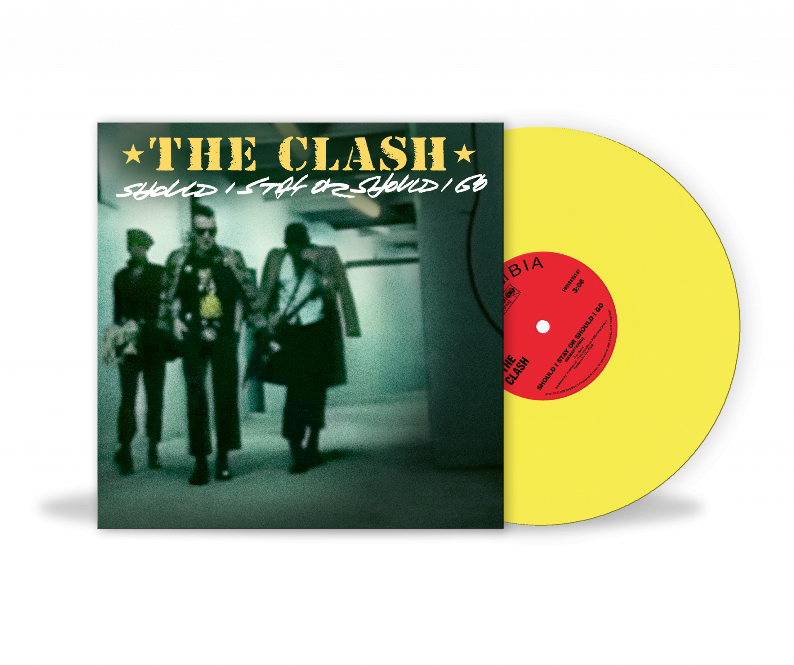 Should I Stay Or Should I Go? / Straight to Hell 7-inch record cover