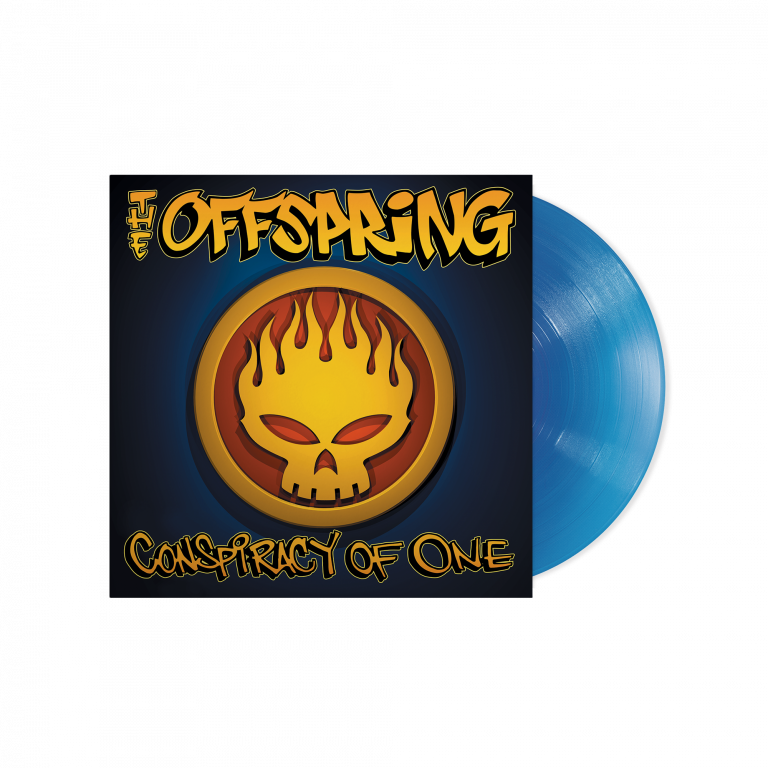 THE OFFSPRING ‘CONSPIRACY OF ONE’ 25TH ANNIVERSARY LP (Exclusive – Limited to 500, Translucent Cobalt Blue Vinyl) record cover