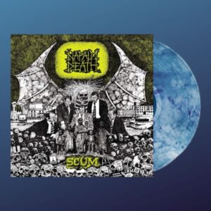 NAPALM DEATH ‘SCUM’ LP (Blue Vinyl) record cover