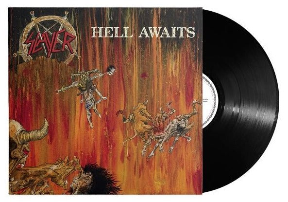 SLAYER ‘HELL AWAITS’ LP record cover