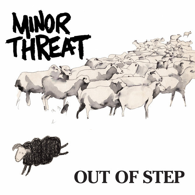 MINOR THREAT ‘OUT OF STEP’ LP record cover