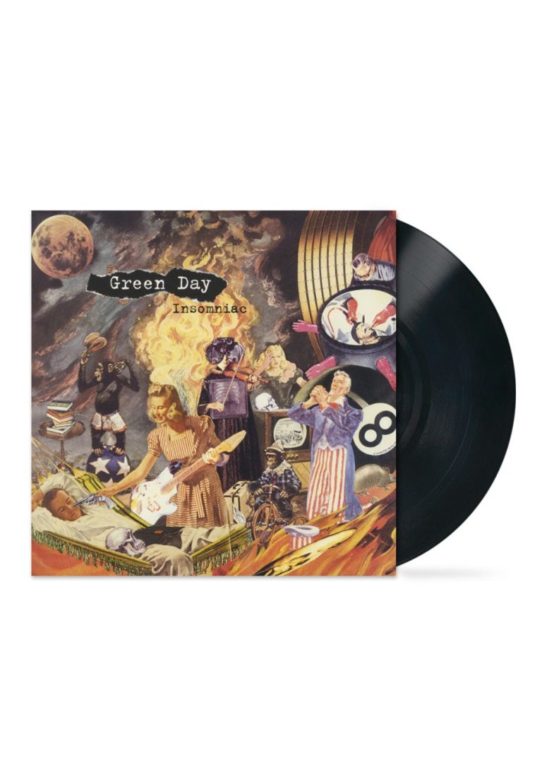 Green Day – Insomniac – Vinyl record cover