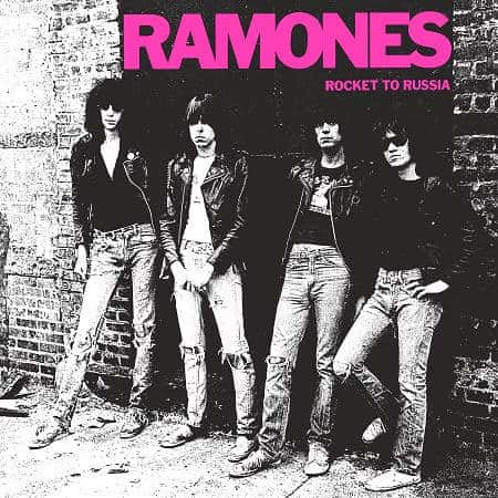 RAMONES ‘ROCKET TO RUSSIA’ LP record cover