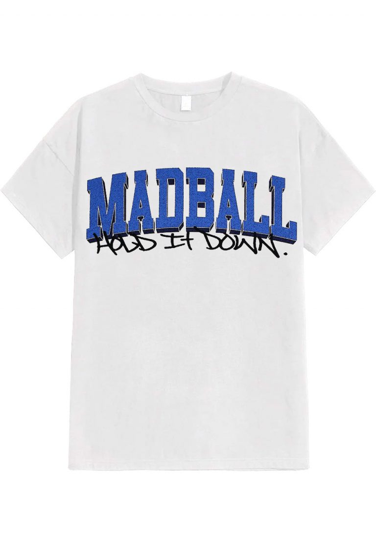 Madball Hold It Down Can´t Stop 25 Years Anniversary White – T-Shirt T-shirt image