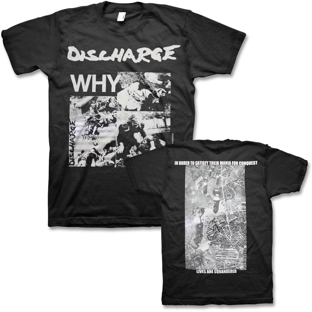 DISCHARGE ‘WHY’ T-SHIRT T-shirt image