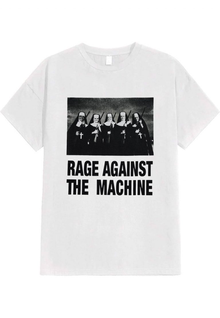 Rage Against the Machine Nuns And Guns White – T-Shirt T-shirt image