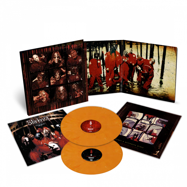 SLIPKNOT ‘SLIPKNOT’ 2LP (25th Anniversary Edition, Citrus Vinyl) record cover