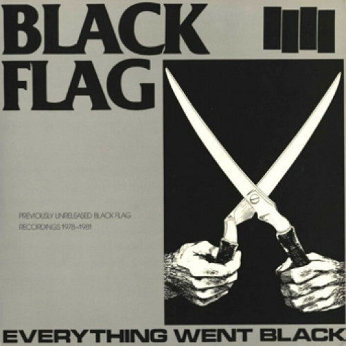 BLACK FLAG ‘EVERYTHING WENT BLACK’ 2LP record cover