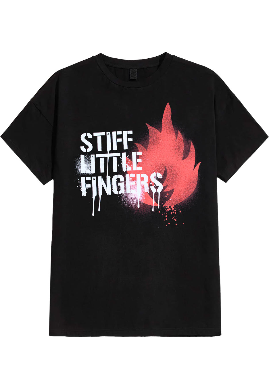 Stiff Little Fingers Graffiti Logo – T-Shirt T-shirt image