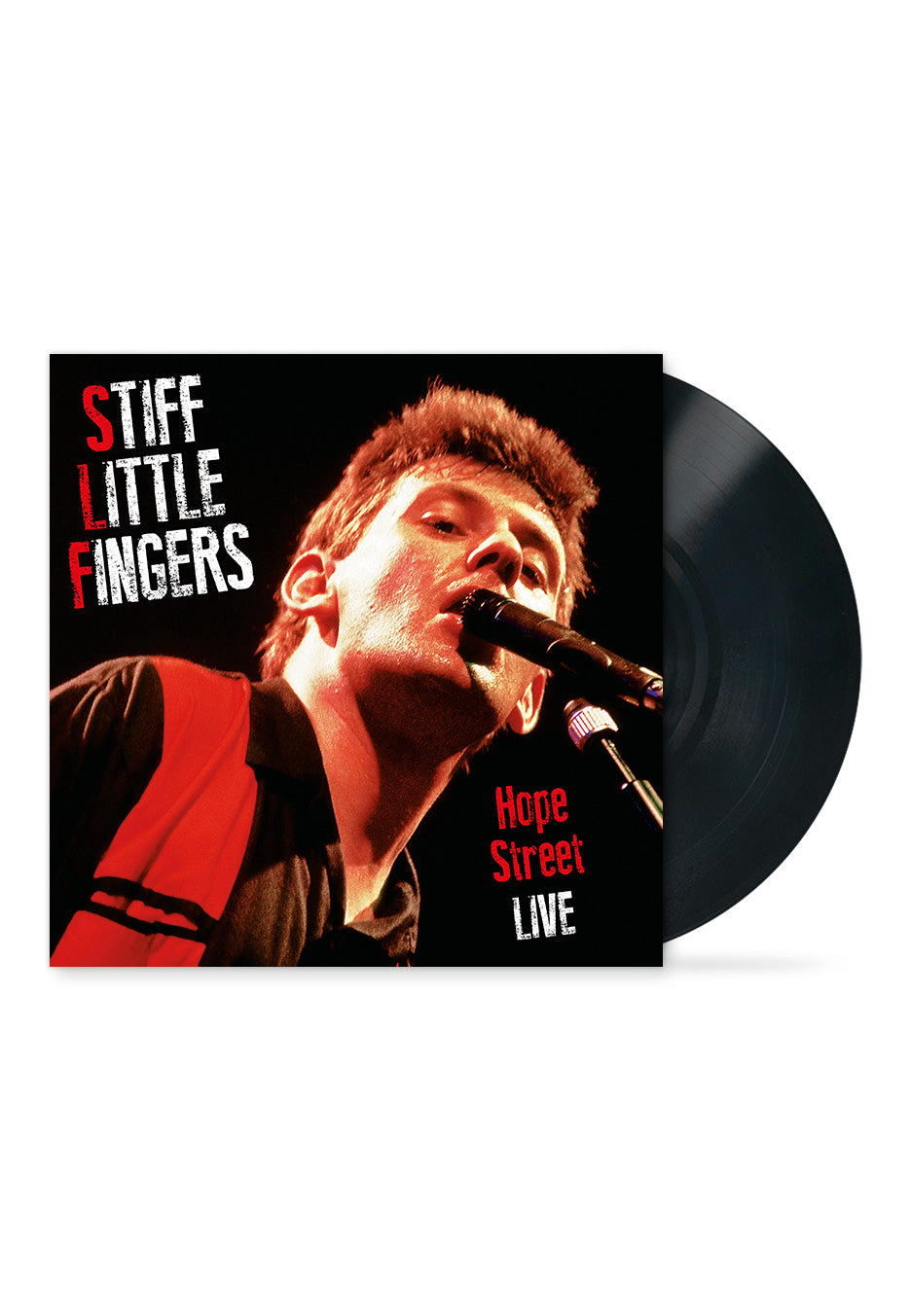 Stiff Little Fingers Hope Street Live – Vinyl record cover