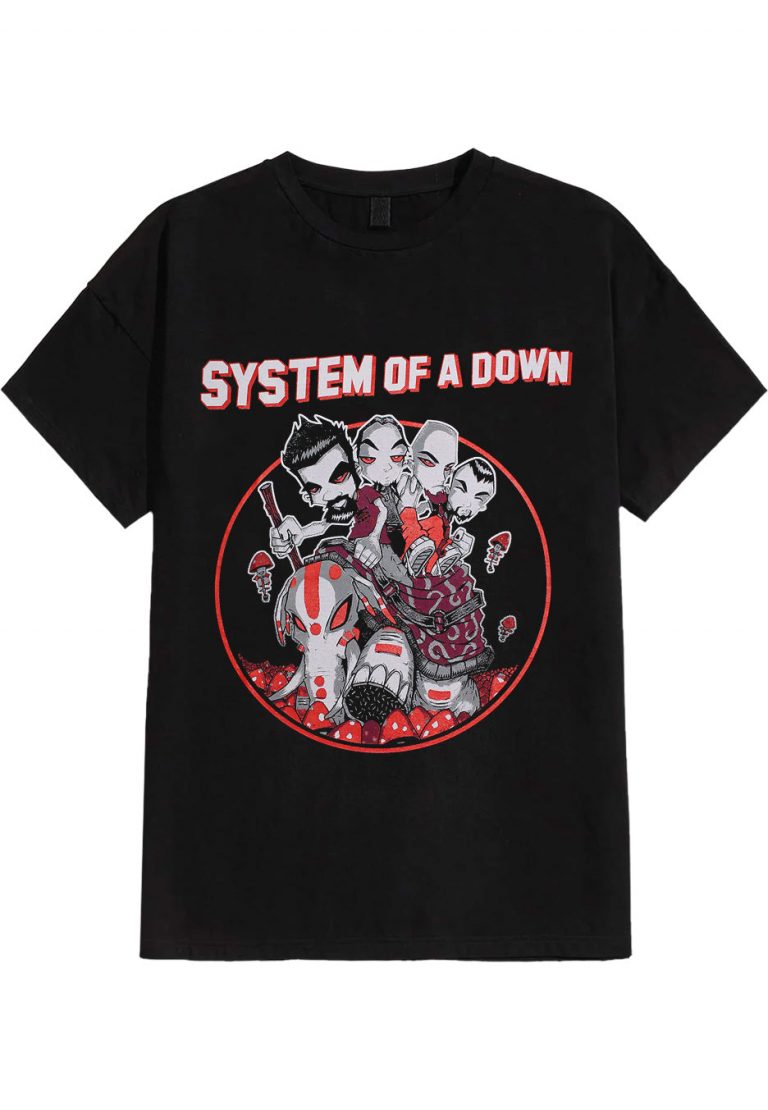 System of a Down Mushroom People – T-Shirt T-shirt image