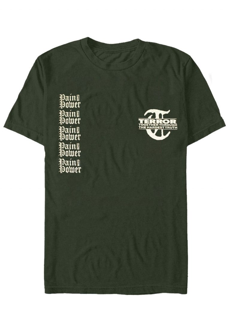 Terror Terror – Pain Forest Green – T-Shirt T-shirt image
