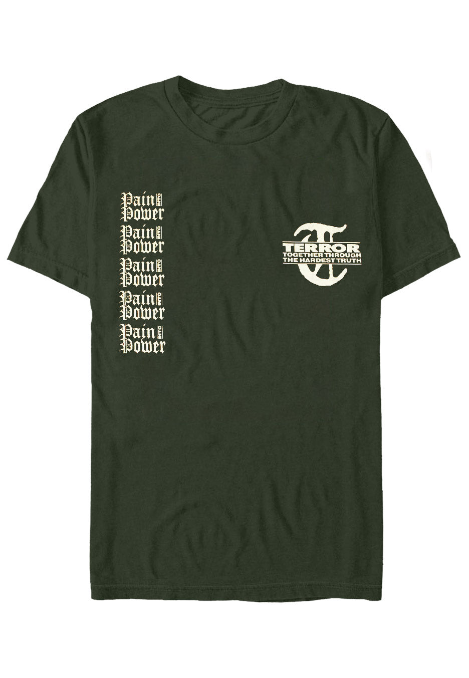 Terror Terror – Pain Forest Green – T-Shirt T-shirt image