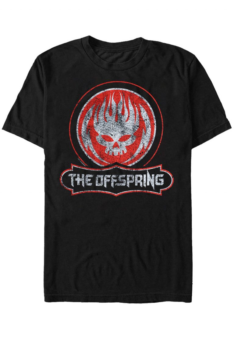 The Offspring Distressed Skull – T-Shirt T-shirt image