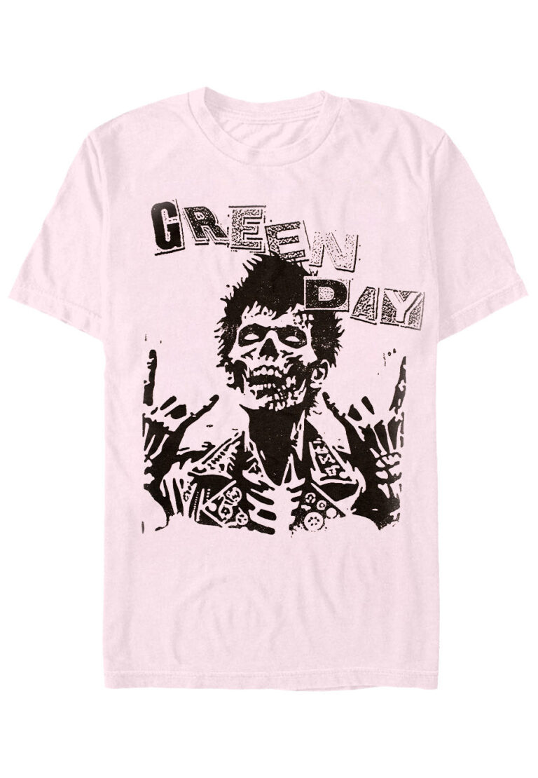 Green Day – Billie Joe Zombie Pink – T-Shirt T-shirt image