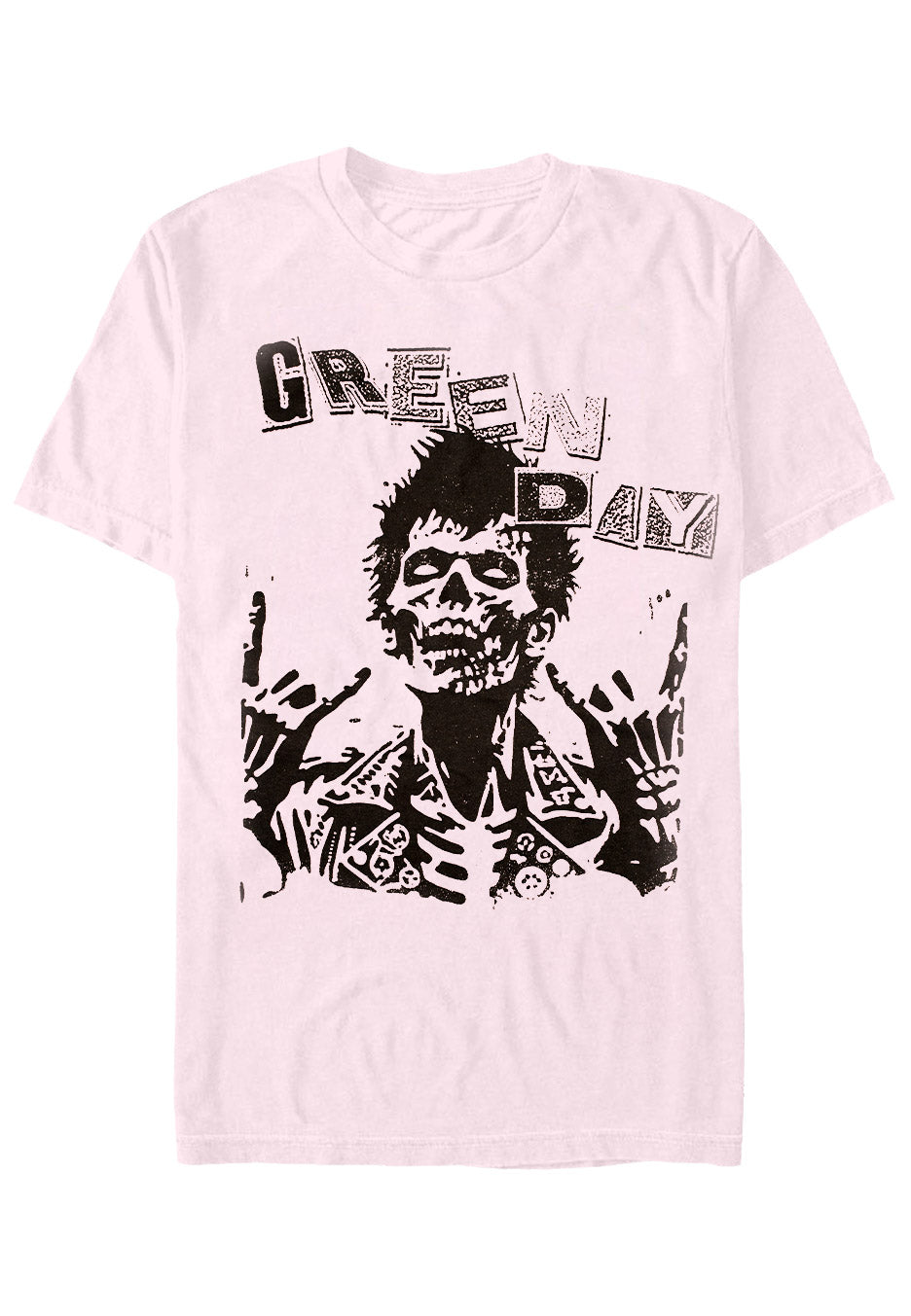 Green Day – Billie Joe Zombie Pink – T-Shirt T-shirt image