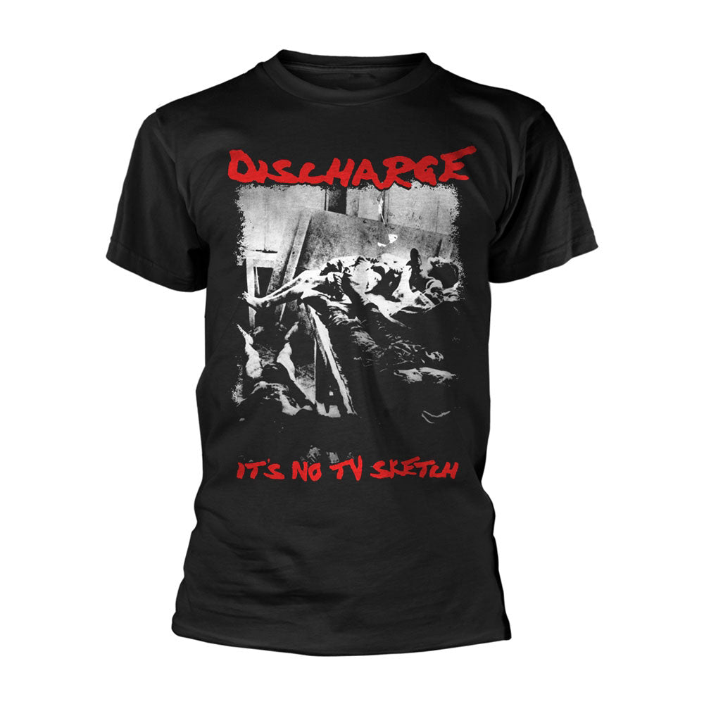 Discharge Its No Tv Sketch T-shirt T-shirt image
