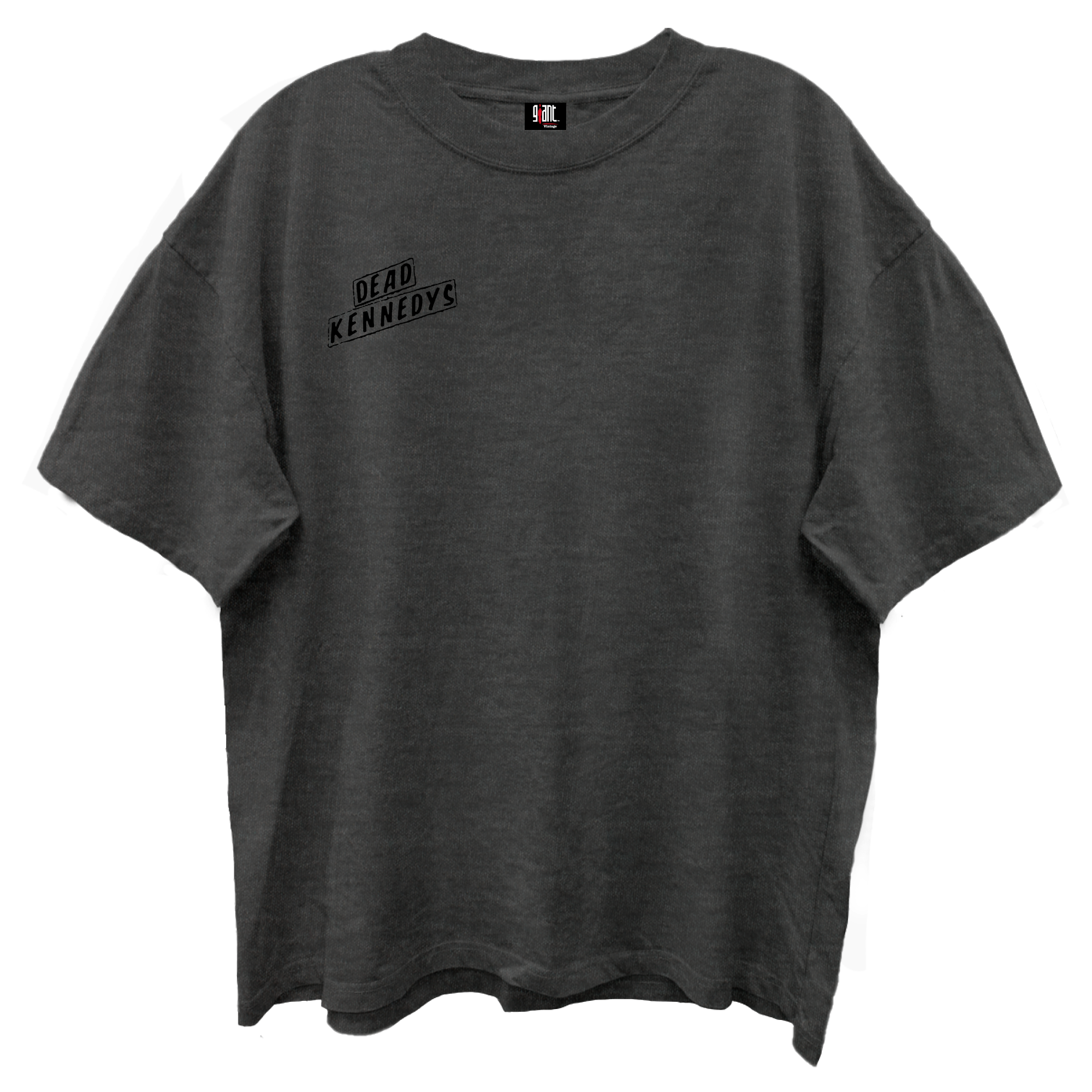 DEAD KENNEDYS LOGO FRONT/BACK VINTAGE BLACK ENZYME WASH T-SHIRT/GIANT VINTAGE T-shirt image